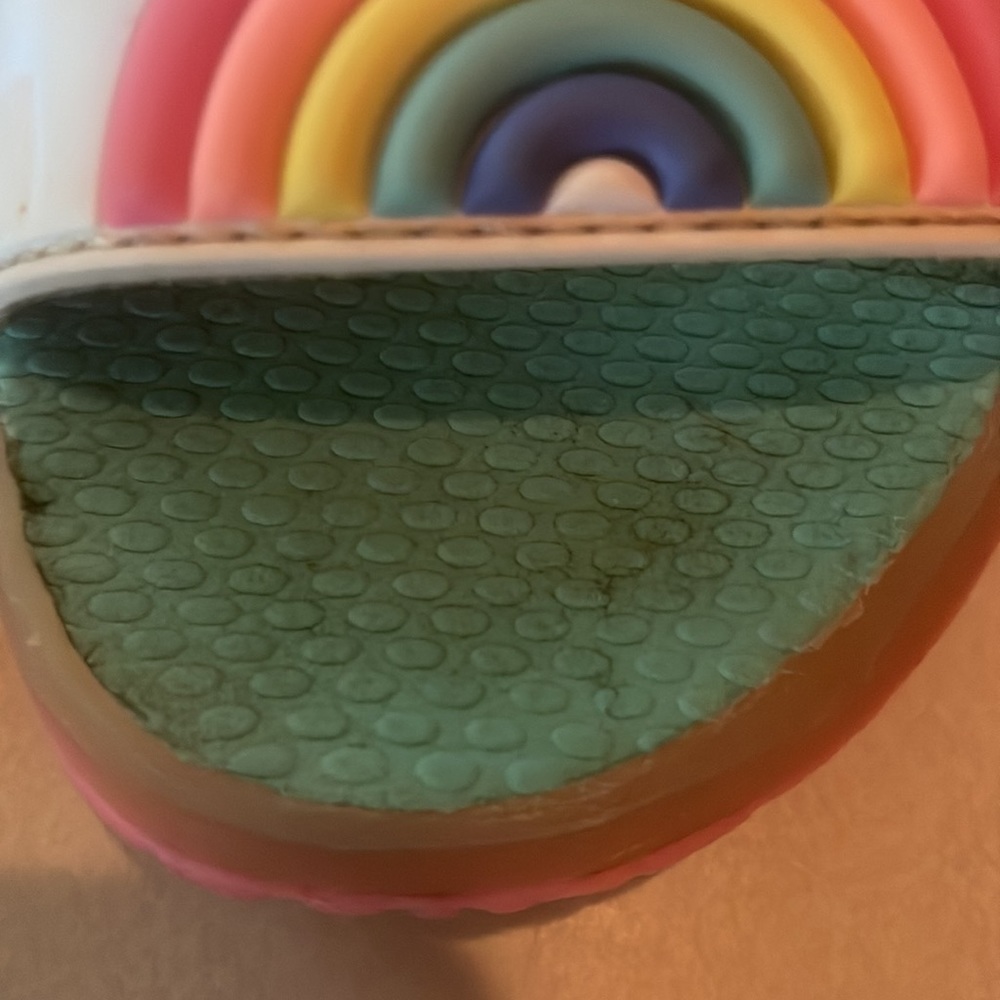 Carter’s Rainbow sandals Light up sole. - Picture 5 of 6